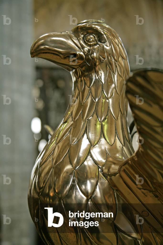 Choir lectern, Exeter Cathedral (photo)
