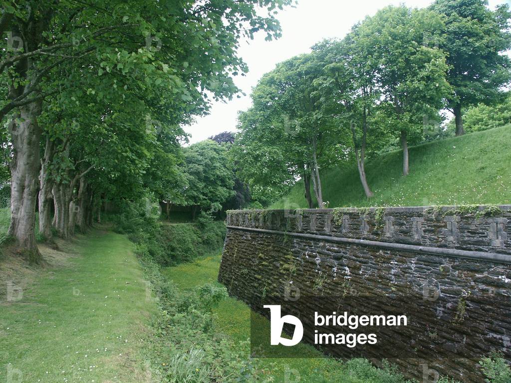 Moat on the North side, Crownhill Fort, Plymouth (photo)