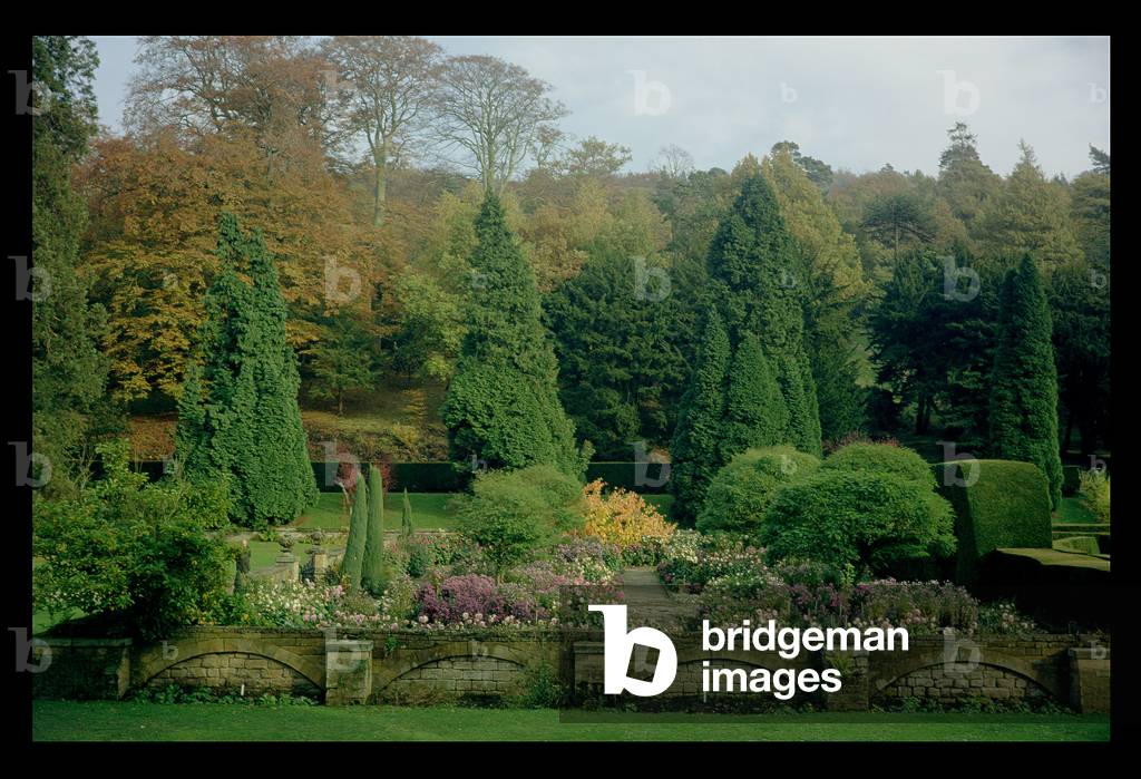 The Great Conservatory Garden, Chatsworth House, Derbyshire (photo)