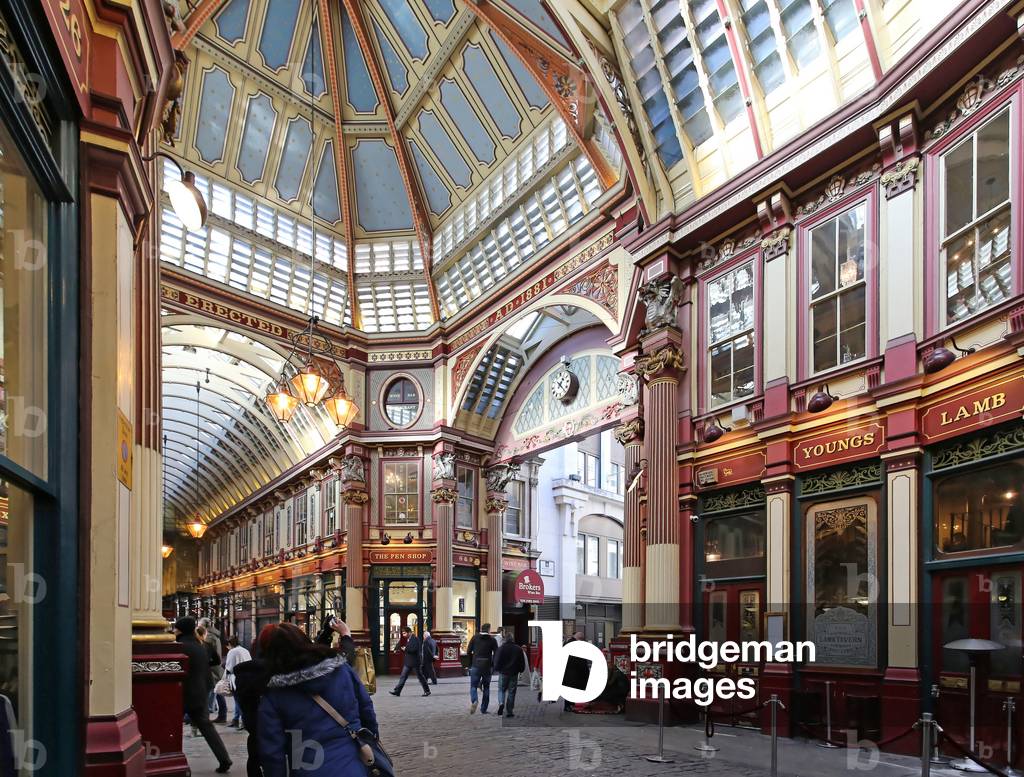 The 'crossing' from the south east, Leadenhall Market (photo)