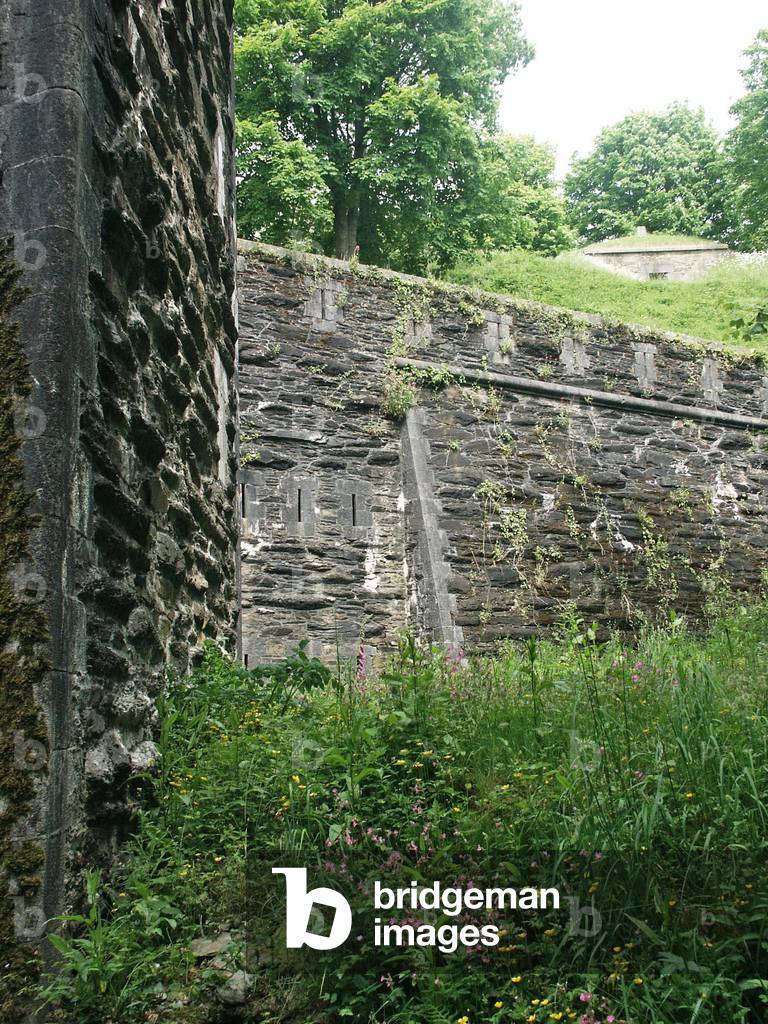 View from the moat on the west side, Crownhill Fort, Plymouth (photo)