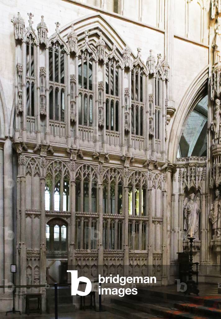 Screen, St. Albans Cathedral, Hertfordshire (photo)