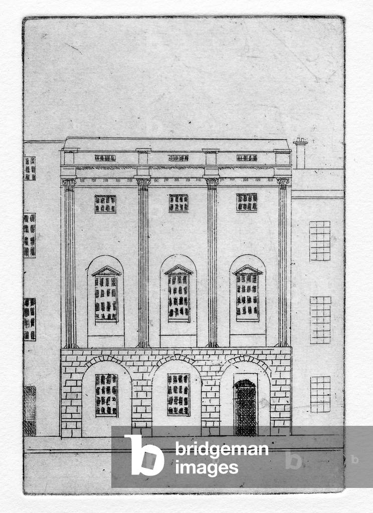 And his house, for all its magnificence, felt lonely and cold, 2011 (etching)
