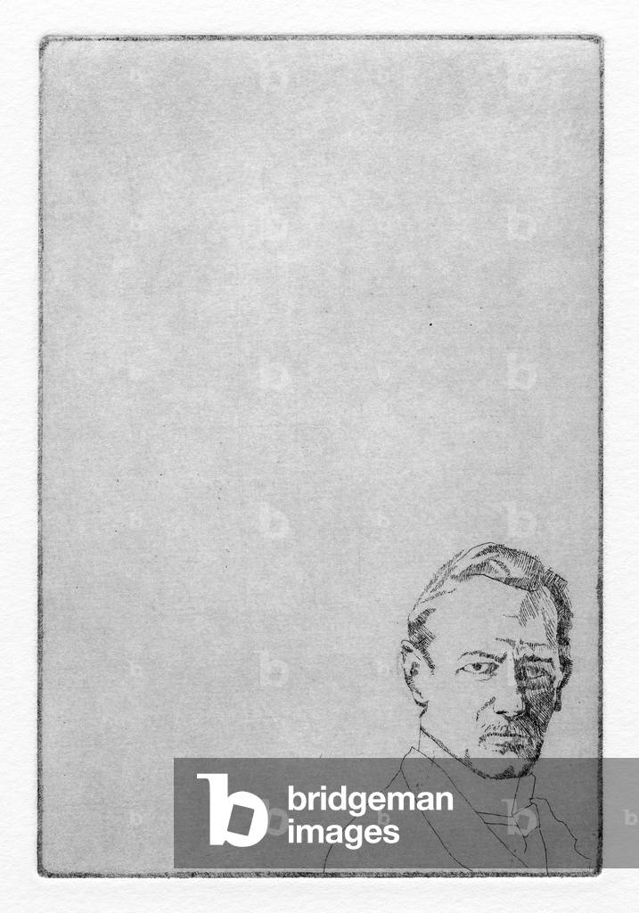 Paul was a gilder, 2011 (etching)
