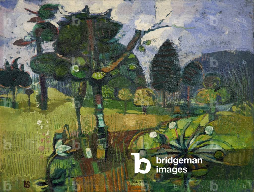 Wiston Park, 1972 (oil on canvas)