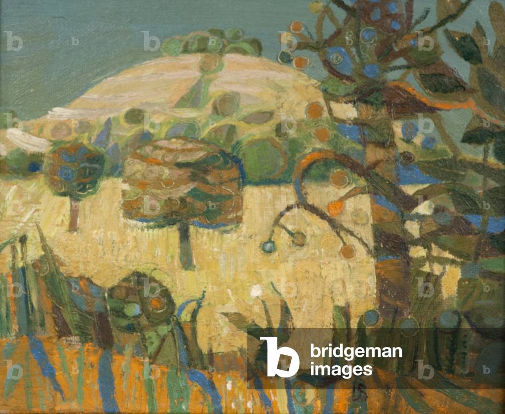 Chanctonbury Ring, 1976 (oil on canvas)