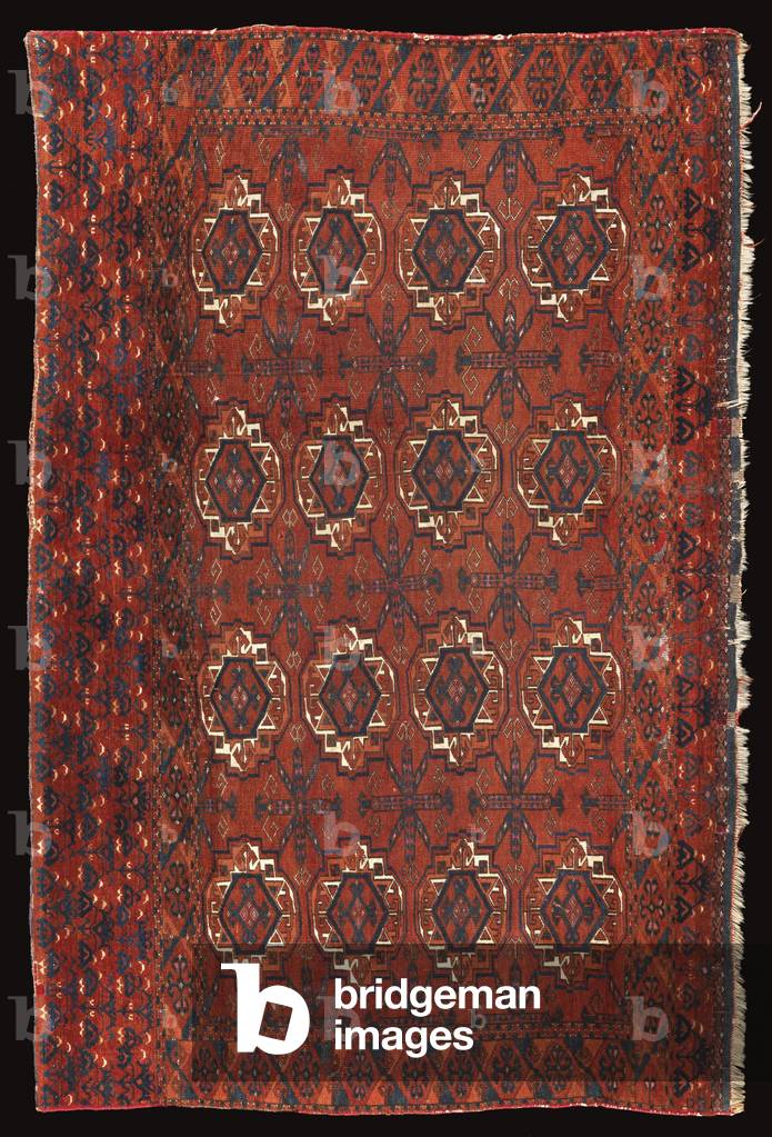 A Saryk Chuval or Tent Bag (cotton & silk)