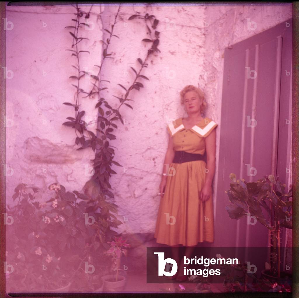 Caitlin Thomas, c.1955 (colour photo)