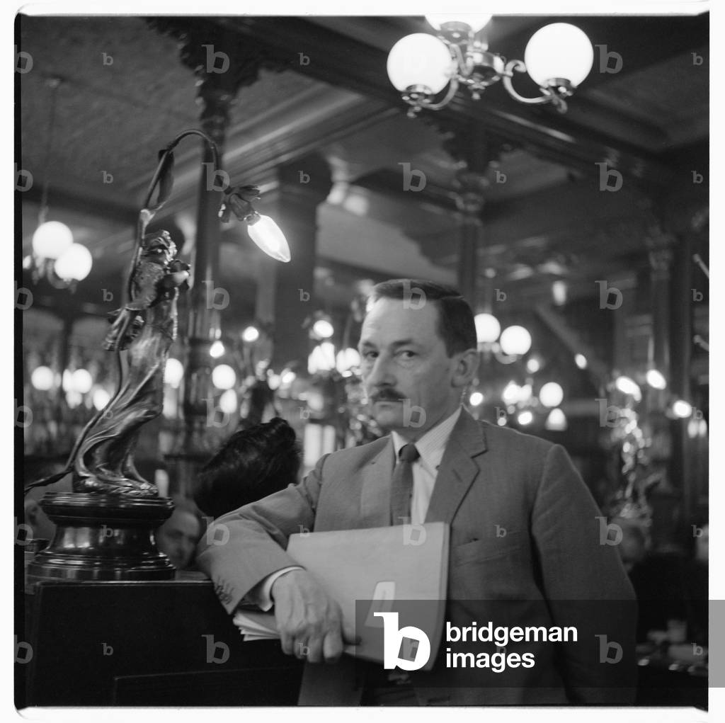 Portrait of unknown man, early 1960's (b/w photo)