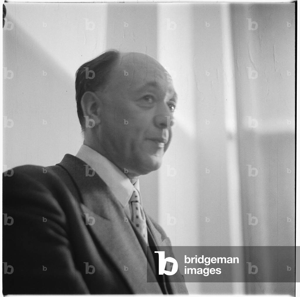 Eugene Ionesco in Paris, c.1955 (b/w photo)
