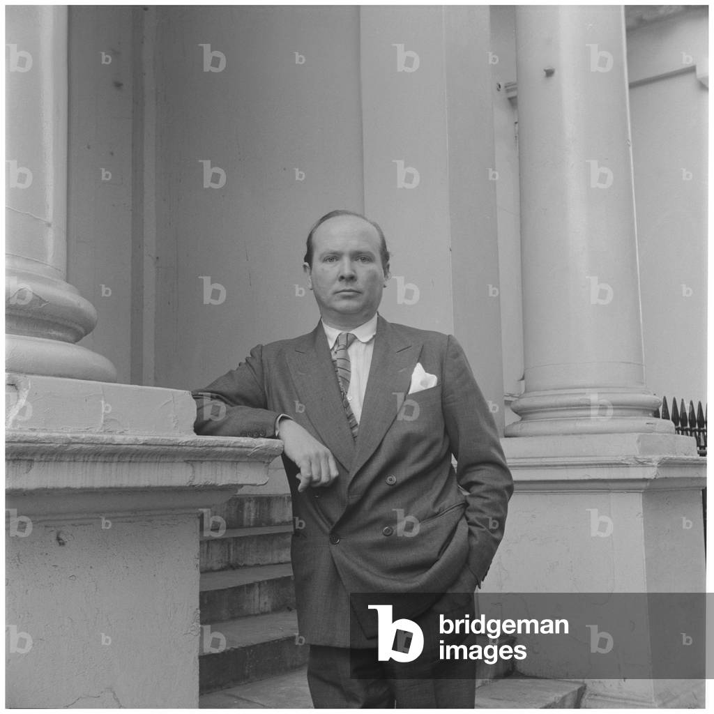 John Raymond, c.1955 (b/w photo)