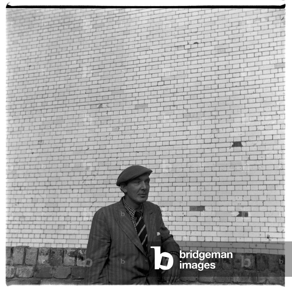 Portrait of poet George Barker, London, mid early 1950's