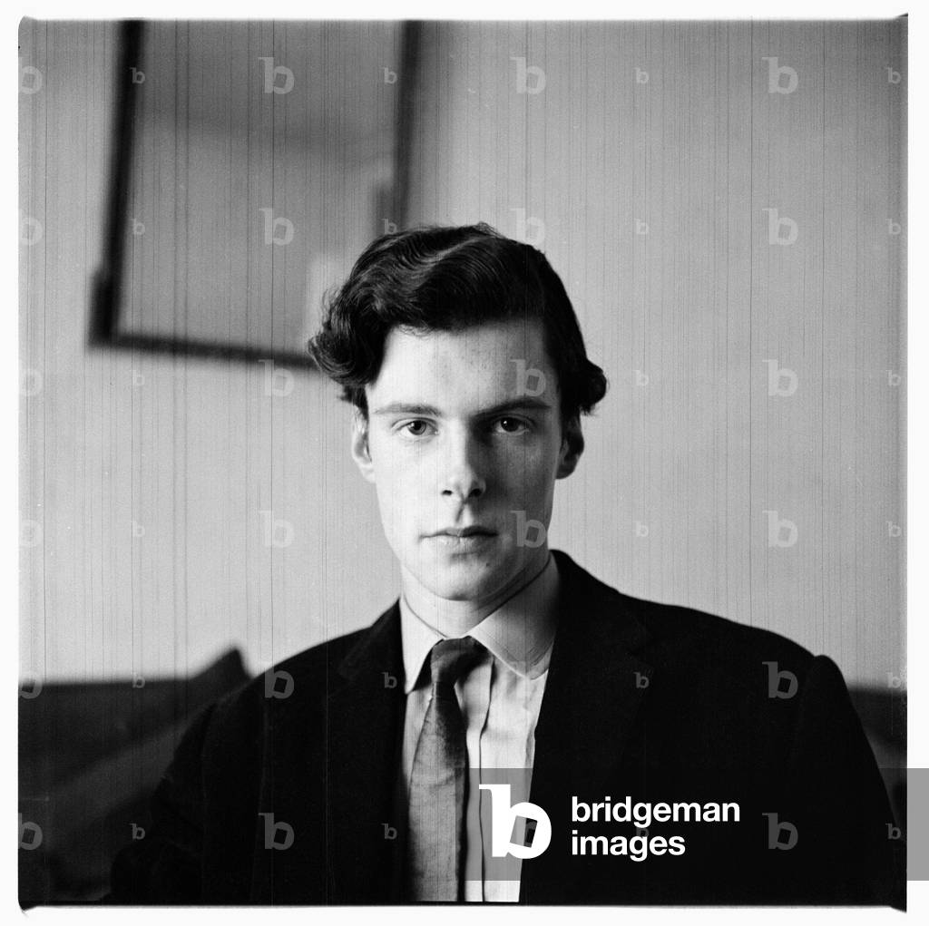 Portrait of unknown man, London, early 1960's (b/w photo)