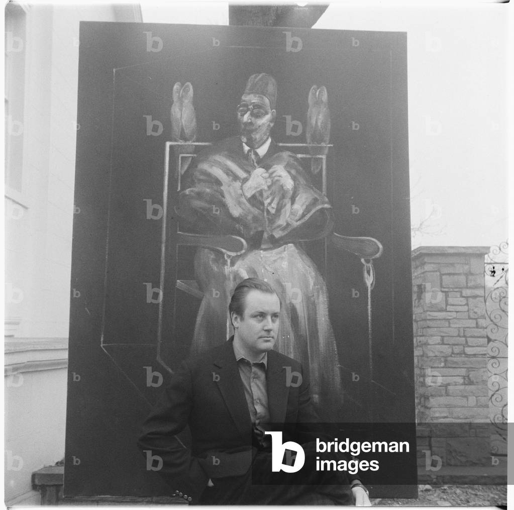 Anthony Hubbord, portrait of socialite Woolworth heir, husband of Liz Odell, London, UK, mid 1950's (b/w photo)