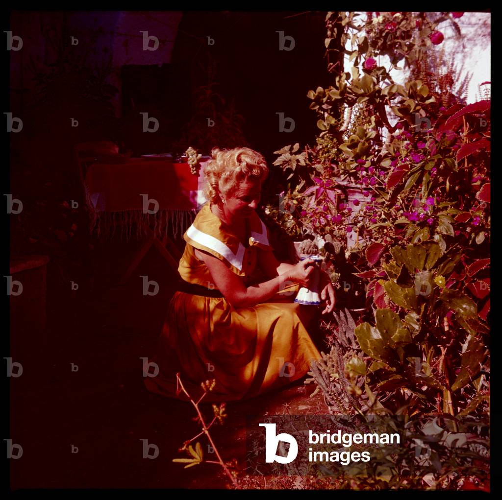 Caitlin Thomas, c.1955 (colour photo)