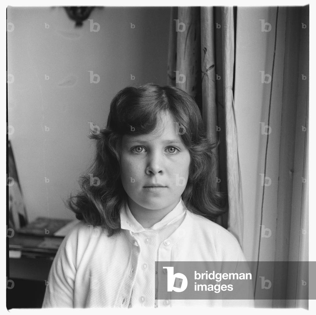 Rose McLaren's younger daughter, c.1960 (b/w photo)