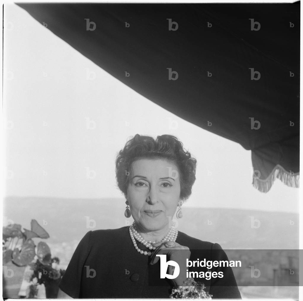 Katina Paxinou, c.1955 (b/w photo)