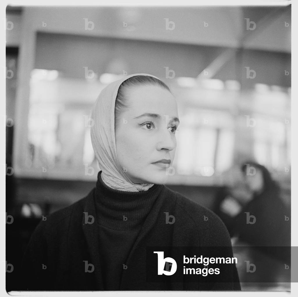 Portrait of an unknown chic Parisienne woman, Paris early early 1950's