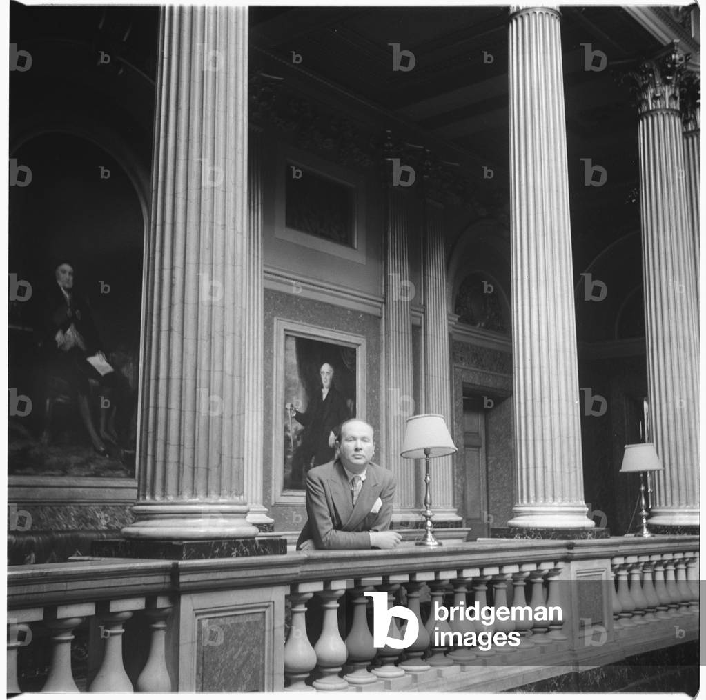 John Raymond, c.1955 (b/w photo)