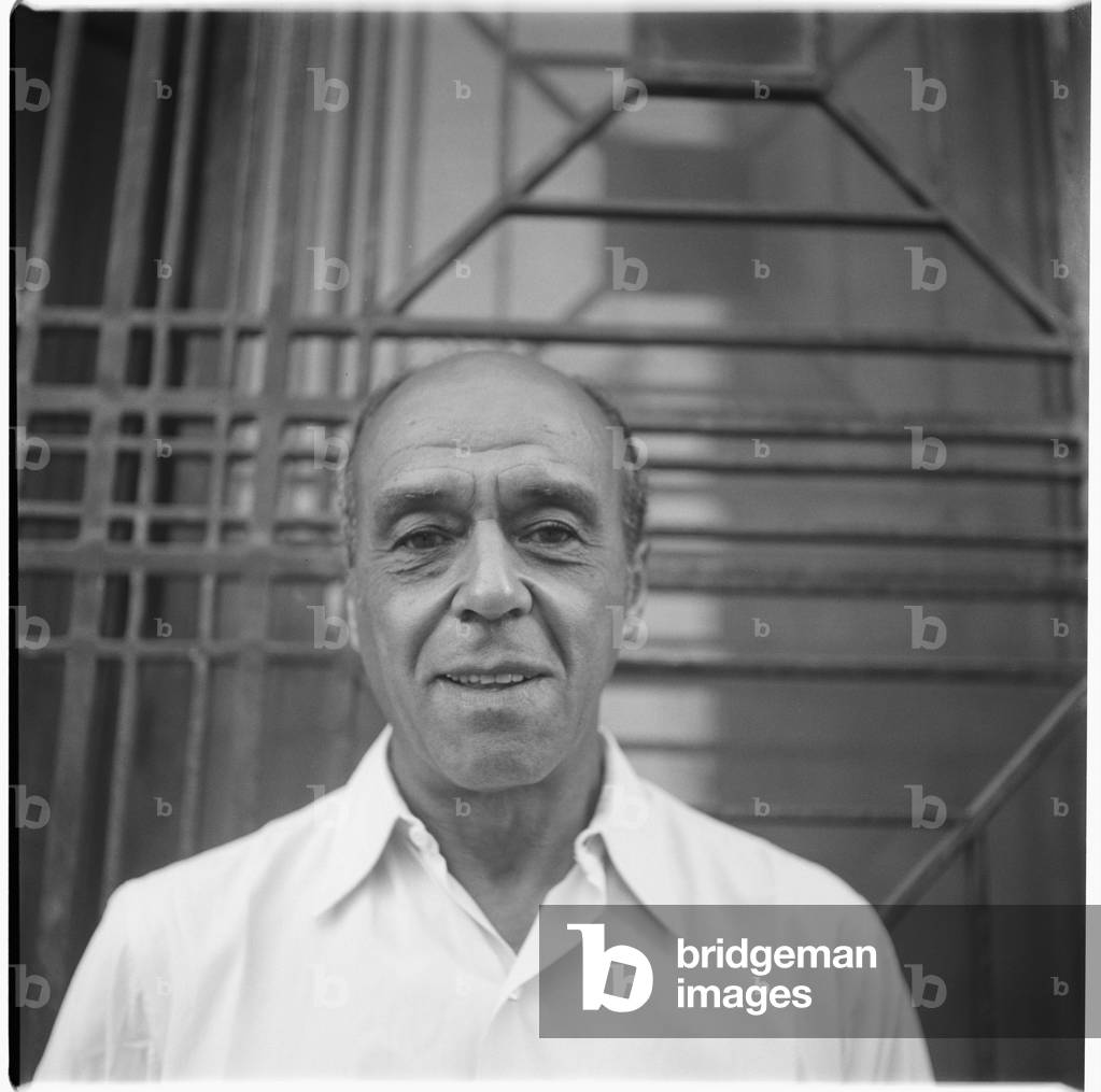 Bar Owner in Tangiers, Tangiers, mid 1950's (b/w photo)