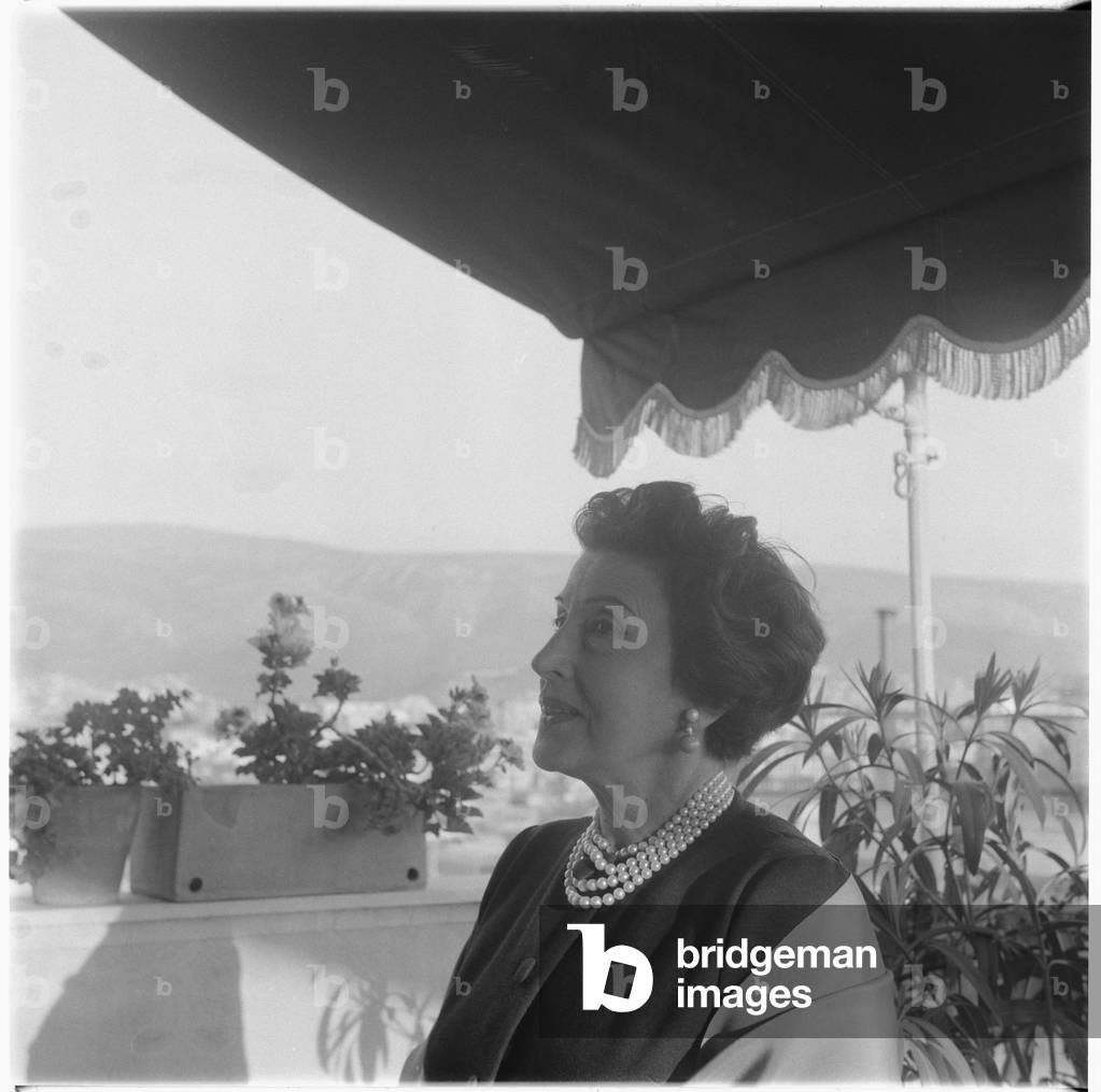 Katina Paxinou, c.1955 (b/w photo)