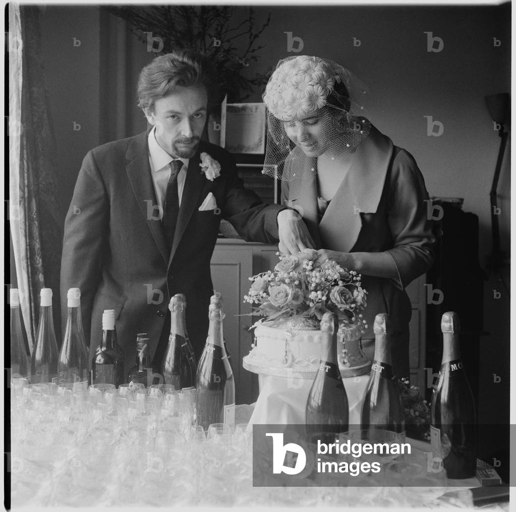 Lauraine's Wedding, mid 1950's, UK (b/w photo)