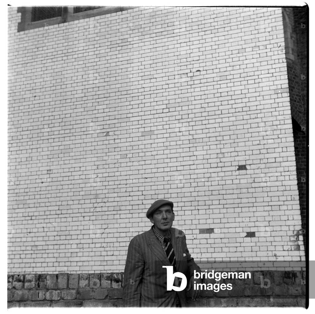 Portrait of poet George Barker, London, mid early 1950's
