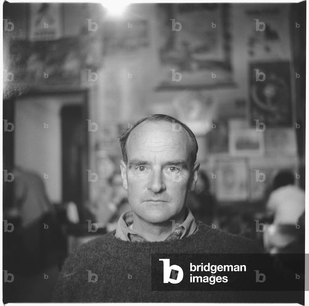 Peter Mayne in Tangiers, portrait of English travel writer author of A Year in Marrakesh