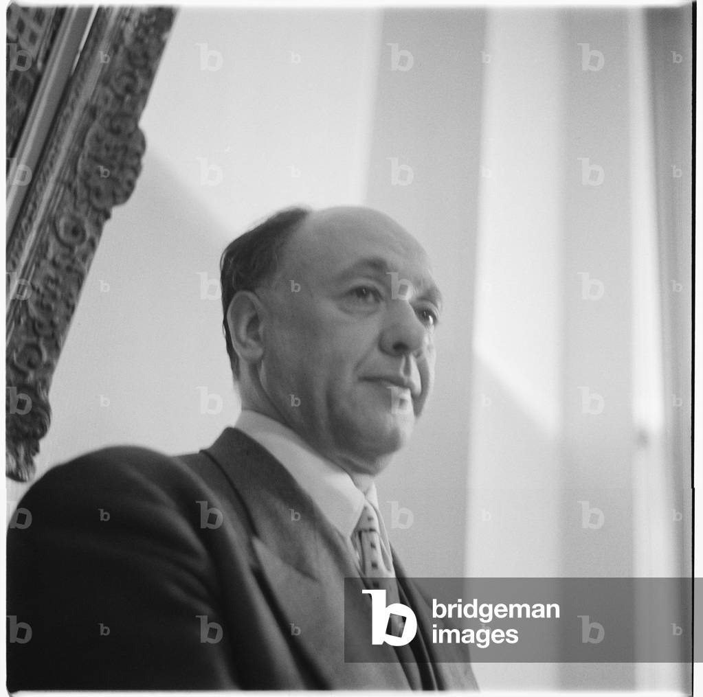 Eugene Ionesco in Paris, c.1955 (b/w photo)