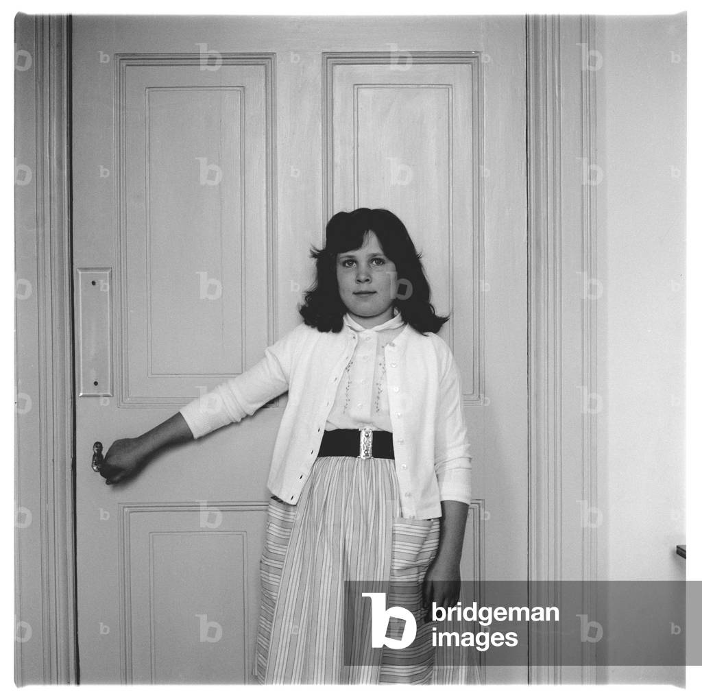 Rose McLaren's younger daughter, c.1960 (b/w photo)
