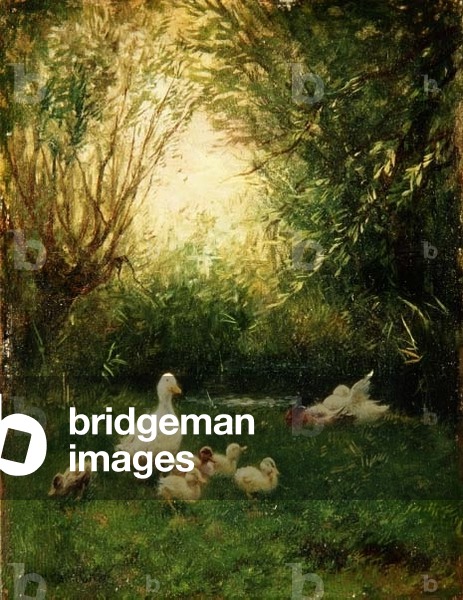 Another Sunday Afternoon by the River (oil on canvas)