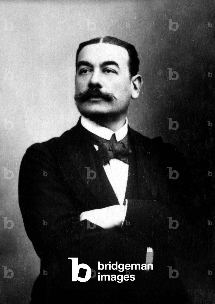 Portrait of Victor Maurel (1848-1923), French baritone.