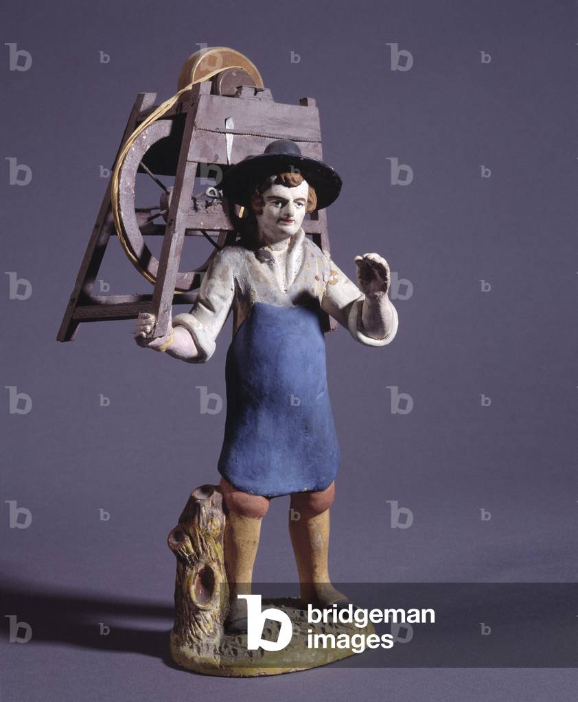 Popular art: santon representing a shake. Author: Joseph Guichard. Musee du Vieux Marseille, Marseille