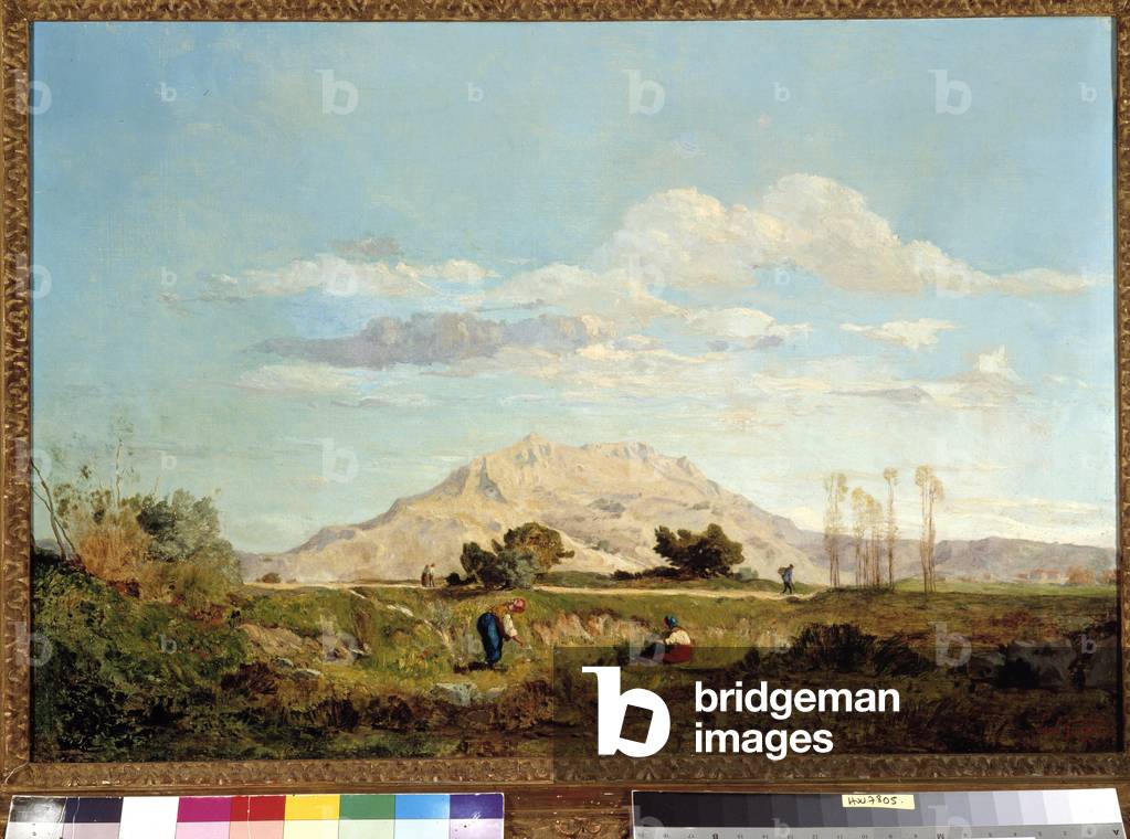 La montagne Sainte Victoire a Aix en Provence, 1863 (painting)