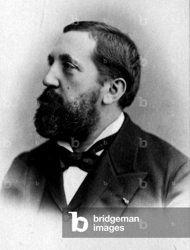 Portrait of Emile Pessard (1843-1917), French composer.