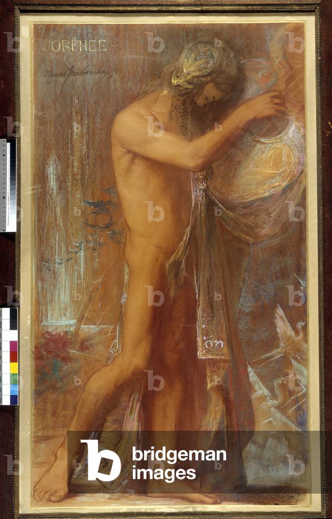 Orfee che suona il cithar, 1898 (olio su tela)