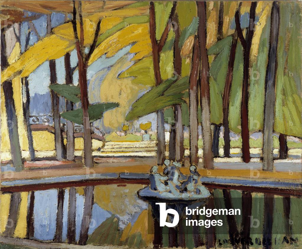 Basin in the park of Versailles (painting)