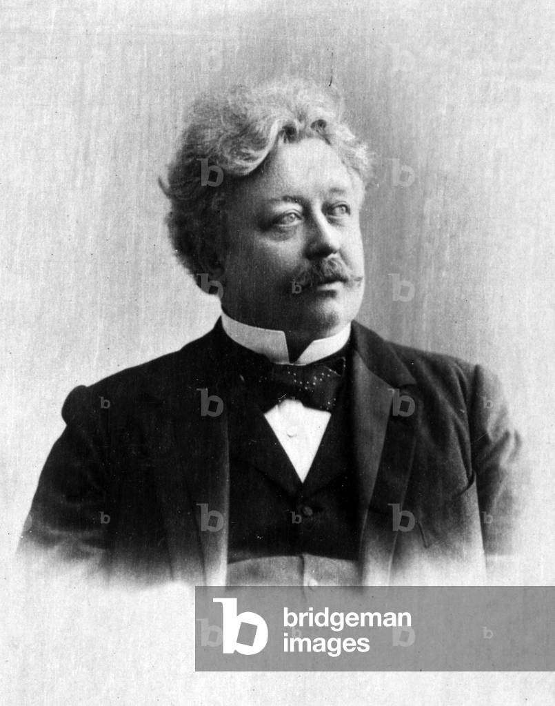 Portrait of Henry (Henri) Bauer (1851-1915), French journalist and critic. Photography late 19th century.