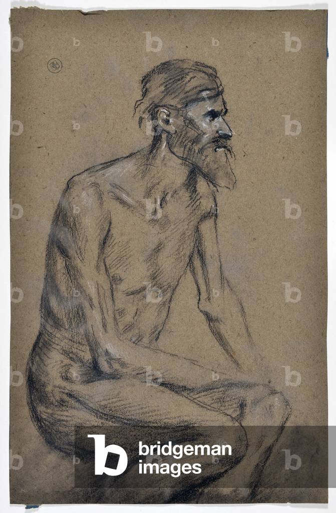 Study of Seated Man (drawing)