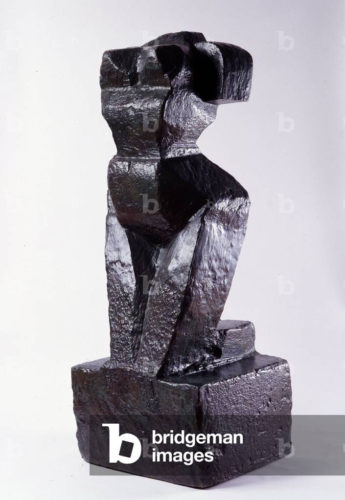 Nude with knees (bronze)
