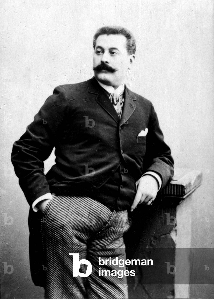 Portrait of Romain (b. 1858), French comedian.