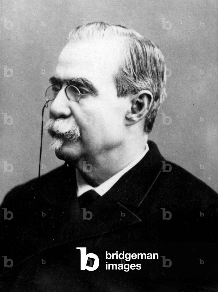 Portrait of Antonio Canovas del Castillo (1828-1897), Spanish historian and politician. Photography late 19th century.