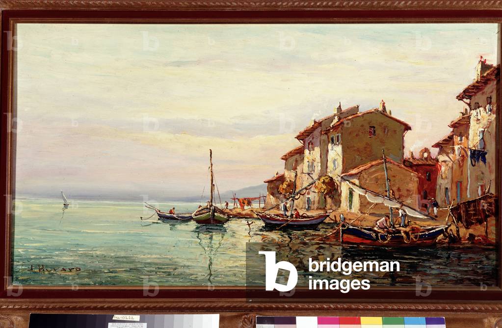 View of Martigues in the evening (Bouches of the Rhone) (painting)