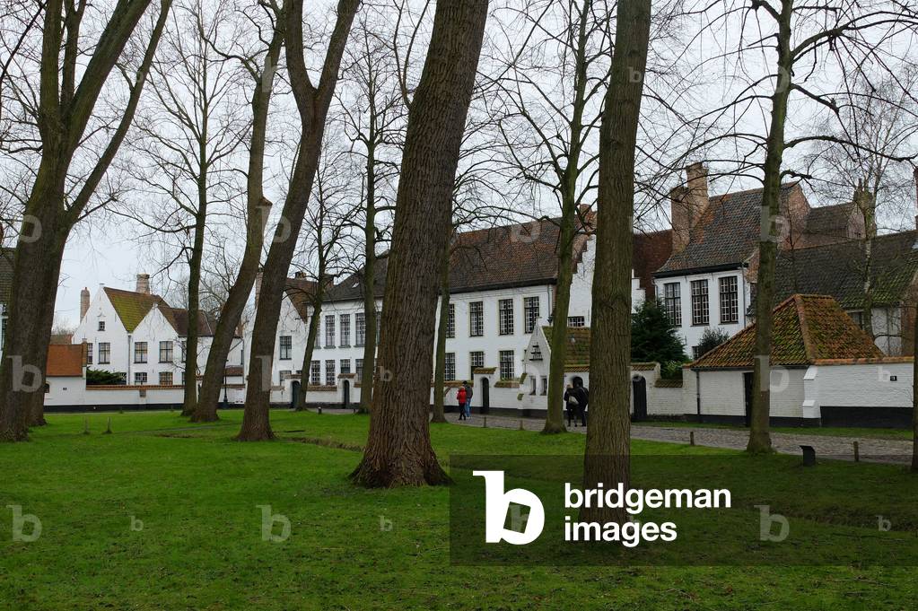 Belgium, Bruges, Beguinage 1245, (Begijnhof), Monastere de la Vigne