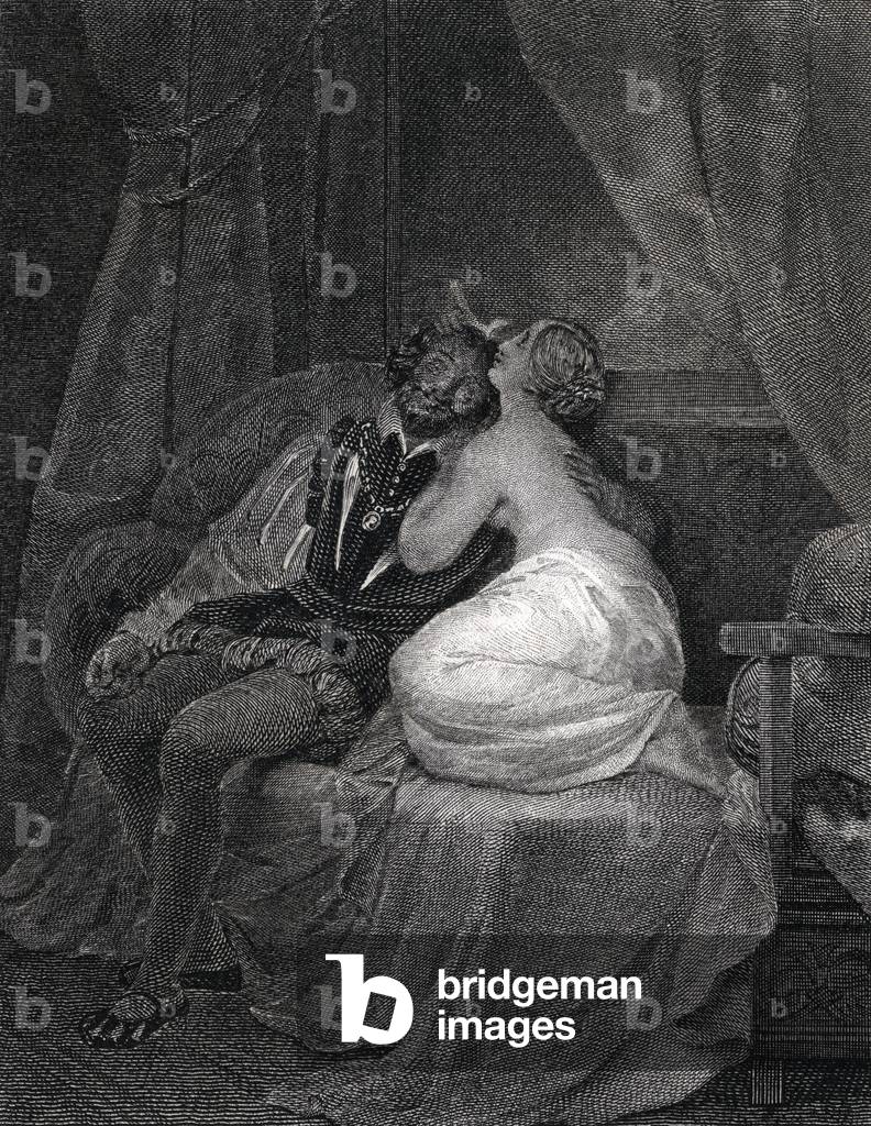 Der Traum von Panurge und Interpretation von Icelluy Planche aus „La vie de Gargantua et Pantagruel“ von Franc