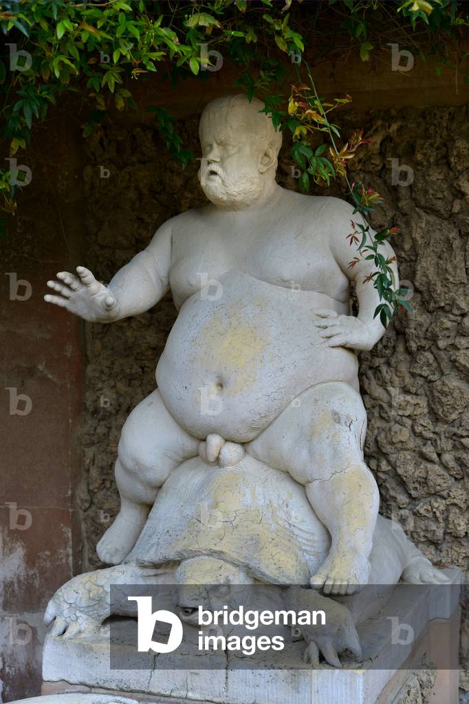 Italy Tuscany Florence - Boboli Garden, Fountain of Little Bacchus by Valerio Cigoli 1560