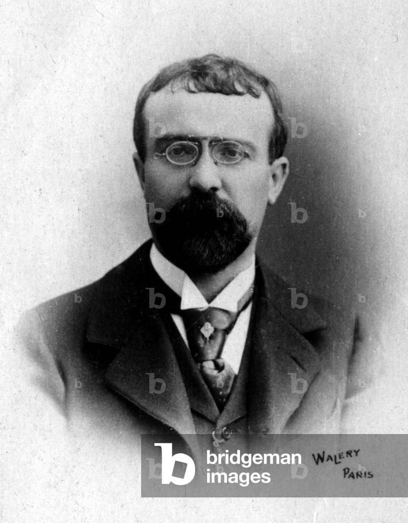 Portrait of Jean Louis Barthou, (1862-1934), French lawyer, academician and politician. Photography late 19th century.