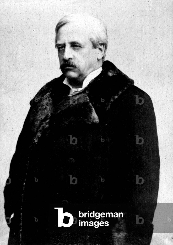 Portrait of Nils Adolf Erik (Eric) Baron Nordenskjold (Nordenskiold) (1832-1901), Swedish naturalist and explorer. Photography late 19th century.