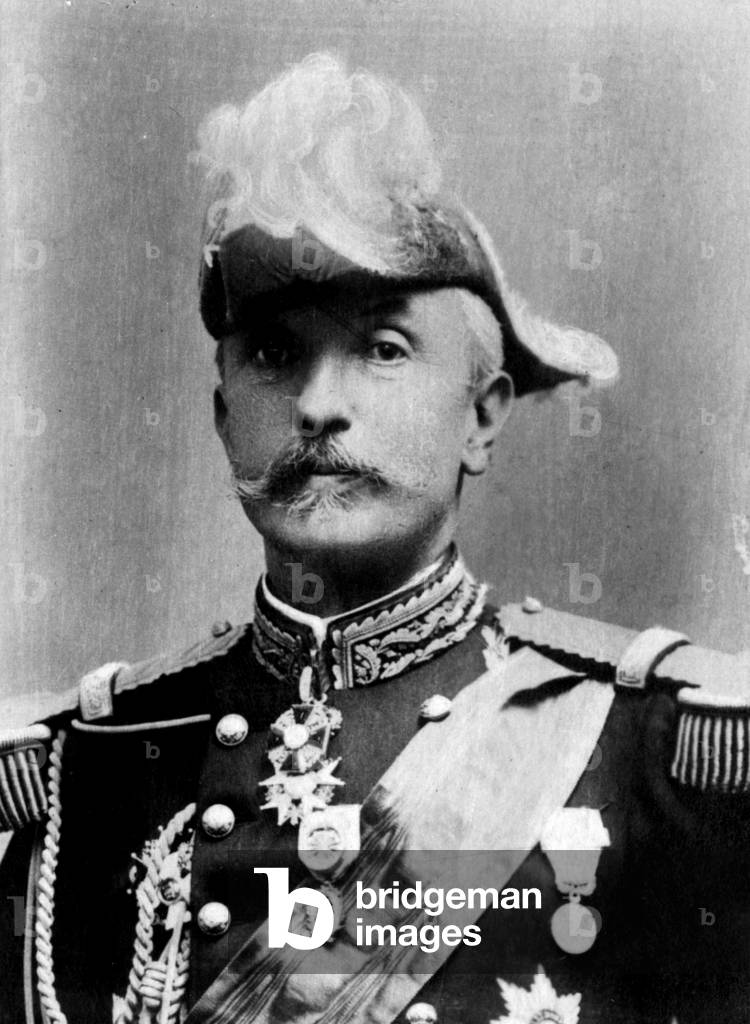Portrait of Raoul Le Mouton de Boisdeffre (General de Boisdeffre) (1839 -1919), French military. Photography late 19th century.