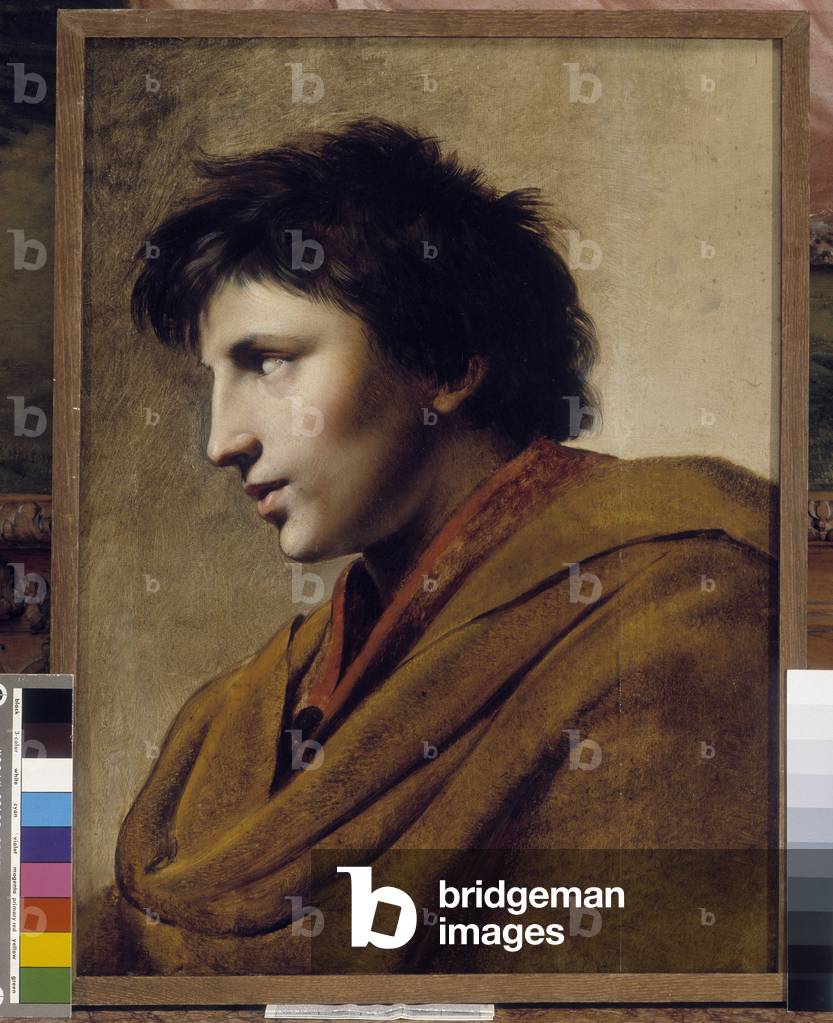 Young man's study. Painting by Maurice Quay (1779-1804), 18th century. Musee Granet, Aix en Provence